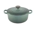 LE CREUSET Auflaufform Signature Bräter rund 20 cm Sea Salt, Gusseisen