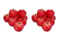 16 Deko Äpfel Apfel ROT Kunstobst Kunst Gemüse künstliches Obst Früchte Set