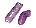 Hama Konsolen-Tasche Hard-Case Set Schutz-Hülle Cover Skin Lila, passend für Nintendo Wii Wiimote Nunchuck Controller Fernbedienung