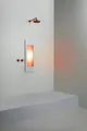 Sunshower Round line Small One White nur IR (H95 x B33 x T12 cm)