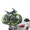 Menabo Fahrradträger 3 Fahrräder für Toyota Yaris 1999-2011 Alu Schwarz Silber