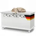 Holztruhe Jersey Weiß 80x40x48cm