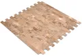 Mosani Mosaikfliesen Vinyl Mosaikfliesen Selbstklebend braungold matt / 10 Matten