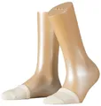 Falke Damen Einfach Baumwolle Socken - Sahne