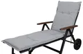 Auflage Rollliege Naxos 50148-720 hellgrau meliert 190x60x6 cm Sun Garden