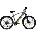 SachsenRAD E-Racing Mountainbike R8 Flex III,14.5Ah Shimano Hydraulische Bremsen 9 Gang, BAFANG Motor 27.5 Zoll MTB Bike bis 150KM für Herren Damen - Grau