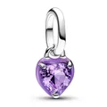 PANDORA Schmuck Anhänger Silber Lila Chakra-Herz 793042C04