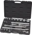 HM Steckschlüsselsatz 20-tlg. 3/4 Zoll  19-50 mm 6020