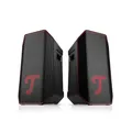 Teufel ROCKSTER AIR 2 Stereo-Set Bluetooth Lautsprecher Speaker der Spitzenklasse Akkulaufzeit bis 58 Stunden - Schwarz