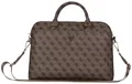 GUESS 4G Triangle Logo Notebook Laptop Tasche 13/14/15" Zoll braun