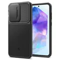 Spigen Optik Armor Hülle Kompatibel mit Samsung Galaxy A55 5G -Schwarz
