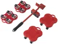 TOOLCRAFT TO-7753734 Möbel-Heber und Transportroller Set Traglast (max.): 400kg