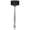 PRO Edelstahl Grill-Reinigungsbürste, Grill-Reinigungsbürste edelstahl/schwarz