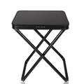 your GEAR Tavolino 3D Campinghocker mit Abnehmbarer Tischplatte, Aluminium Klapphocker, Beistelltisch, Hocker, Quick Dry Mesh Polsterung, Leicht, Tragbar, Garten, Caravan