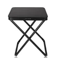 yourGEAR Tavolino 3D Hocker mit Tischplatte Alu Klapphocker Quick Dry Polsterung