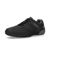 Dockers by Gerli Herren Low-Top Sneaker, Männer Halbschuhe,Turnschuhe,Laufschuhe,schnürschuhe,schnürer,Business,schwarz/grau,44 EU