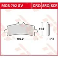TRW Lucas MCB792SV Sinterbelag