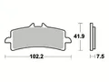 TRW Bremsbeläge MCB 792 Bremsbelag MCB 792 SV Sintermetall