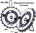 NEU Magnetisches Kronkorken Dartspiel für Party Silvester Vatertag Geburtstag