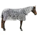 KERBL RugBe Zebra Fliegendecke Ekzemerdecke Pferdedecke mit Halsteil 125cm