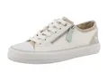 MUSTANG Damen Low-Top Sneaker, Frauen Halbschuhe,Freizeitschuhe,Turnschuhe,Laufschuhe,schnürschuhe,schnürer,straßenschuhe,Weiß,41 EU