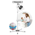 Wickeltischstrahler EasyHeat Flex Heizstrahler mit Standfuß Wärmelampe fürs B...