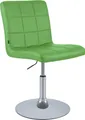 CLP Esszimmerstuhl Ricky Kunstlederbezug höhenverstellbar 360° drehbar grün