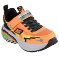 Skechers MEGA-CRAFT 4K Sneaker, Klettschuh im coolen Pixel-Look, Größenschablone zum Download orange|schwarz 31 EU
