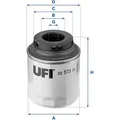 UFI Ölfilter 2357300 Anschraubfilter 96mm Gewindemaß3/4-16 UNF für VAG