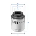 UFI 23.573.00 Ölfilter für AUDI,SEAT,SKODA,VW