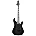 J & D E-Gitarre, T95FFM E-Gitarre See Thru Black Rock Metal HSH Tonabnehmer Floyd Rose Tremolo, E-Gitarren, ST-Modelle, T95FFM E-Gitarre, Rock & Metal, HSH Tonabnehmer schwarz