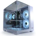 GAMING PC TRIORAMA 12 Kerner RTX 3050 32GB RAM 500GB SSD W11 Wasserkühlung Weiß