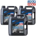 3x LIQUI MOLY 1696 Motorbike 4T 20W-50 Street Motorrad Öl Motoröl mineralisch 4L
