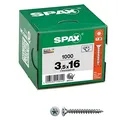 SPAX Universalschrauben T20 Senkkopf WIROX 1191010350165 3,5 mm x 16 mm, 1.000 St.