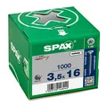 SPAX Senkkopf T20 Vollgewinde, 3.5x16, WIROX, 4CUT, 1000 Stk