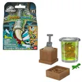 Mattel Jurassic World Crushivores Mini-Dinosaurier zum Auspacken, Spielfigur in Packung mit viel Zubehör und Überraschungen, Fütterspaß, HVB29