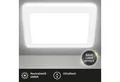 Briloner Leuchten Deckenleuchte LED Deckenlampe Panel Slim Ultraflach Backlight Schwarz/Weiß, Quadratisch, LED fest integriert, 4000K, Verschiedene Größen und Ausführungen, Wohnzimmer, Schlafzimmer, Flur