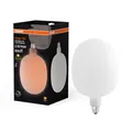Osram Vintage 1906 Ballon ist eine dimmbare LED-Lampe mit Filament in Ballonform. Sie bietet 7.3 W für 806 lm, E27 Fassung, Frosted Glas, 170 mm Durchmesser, Farbwiedergabe CRI 80, 2700 K, EEK E.