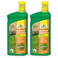 Neudorff Rasendünger Moos- und UnkrautStopp flüssig - 2x 1 Liter Rasen Dünger