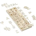 Relaxdays Holzbuchstaben Set (4052025286842)