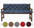sunnypillow Bankauflage Bankauflage Stuhlkissen viele Farben und Größen zur Auswahl, 120 cm x 40 cm x 40 cm blau