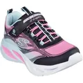 Skechers COSMIC GLOW LIGHTS Sneaker Klettschuh mit Glitzer, Größenschablone zum Download schwarz 27 EU