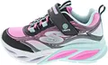 Skechers 303712L BKMT Slipper Textil & Synthetik Mädchen in schwarz-Kombi - Gr. 27