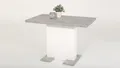Esstisch Britt Tisch Küchentisch Esszimmertisch in Beton und weiß 110-150 cm