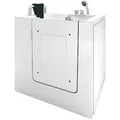 AcquaVapore Senioren Sitzbadewanne Sitzwanne Badewanne mit Tür S02-A-L 78x100 cm