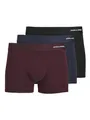 JACK & JONES Herren Jacbasic Bamboo Trunks 3 Pack Noos Boxershorts, Port Royale, M EU