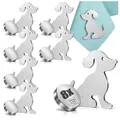 com-four® 8X Tischdeckenbeschwerer magnetisch - Tischtuchgewichte aus Edelstahl - schwere Tischtuchklammer