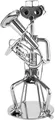 BRUBAKER Schraubenmännchen Musiker mit Tuba - Handarbeit Eisenfigur Metallmännchen Tubaspieler - Metallfigur Blasmusiker - Metall Dekoration - Geschenk für Tubisten