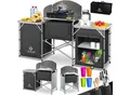 KESSER® Campingschrank, Campingküche mit Aluminiumgestell, inkl.Tragetasche , Kocherschrank für Camping , Campingmöbel , Outdoor
