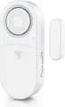 BEARWARE Fensteralarm / Türalarm, 120 dB lauter Signalton, Alarmsensor Fensteröffnungsmelder (für Tür & Fenster, Einbruchschutz, mit Batterien, Alarmanlage)